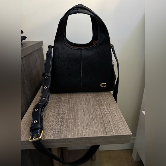 Coach Handbags - Coach Black Lana Leather Handbag